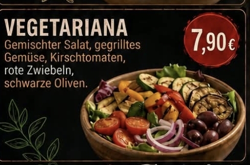 Vegetarischer Salat